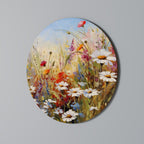 DAISY DAYDREAMS Round Wall Art