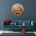 DAISY DAYDREAMS Round Wall Art