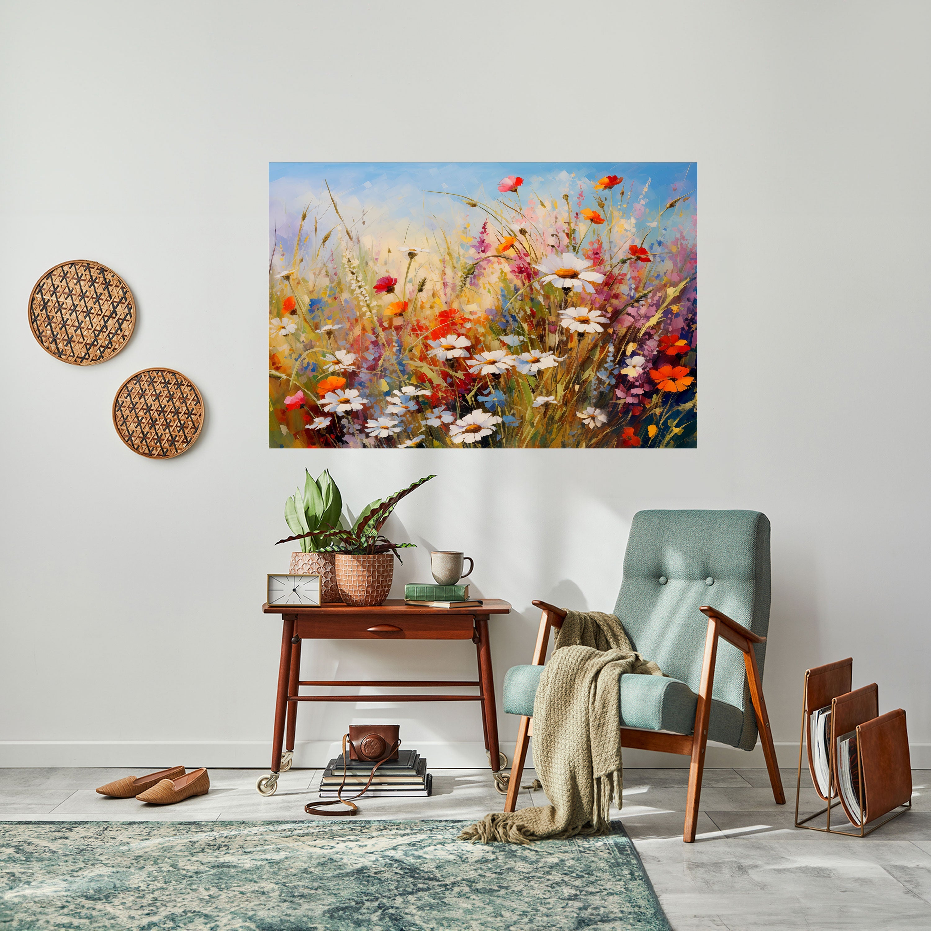 DAISY DAYDREAMS horisontell poster med självhäftande text
