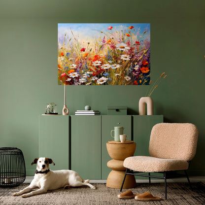 DAISY DAYDREAMS horisontell poster med självhäftande text