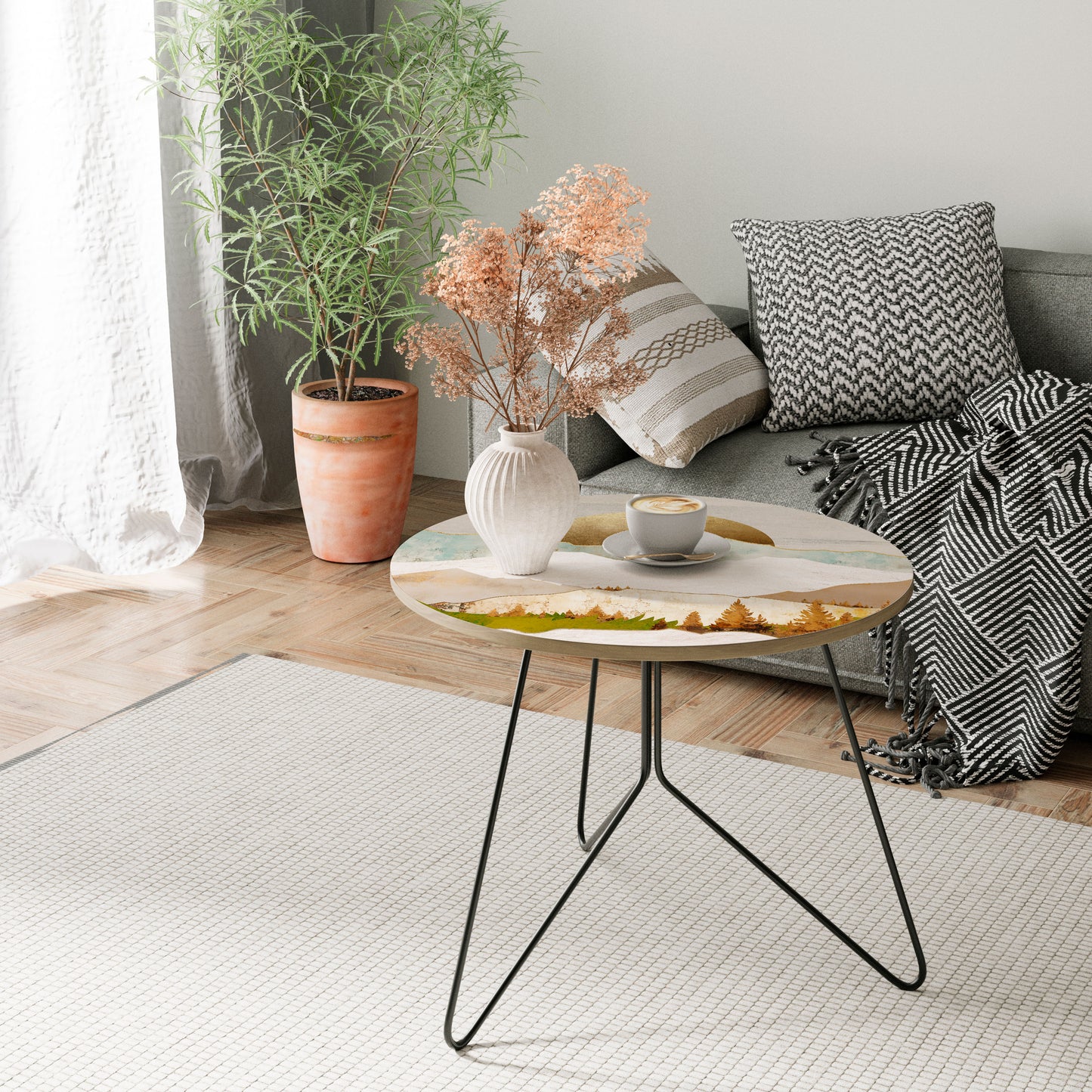 GOLDEN WINTER Large Coffee Table
