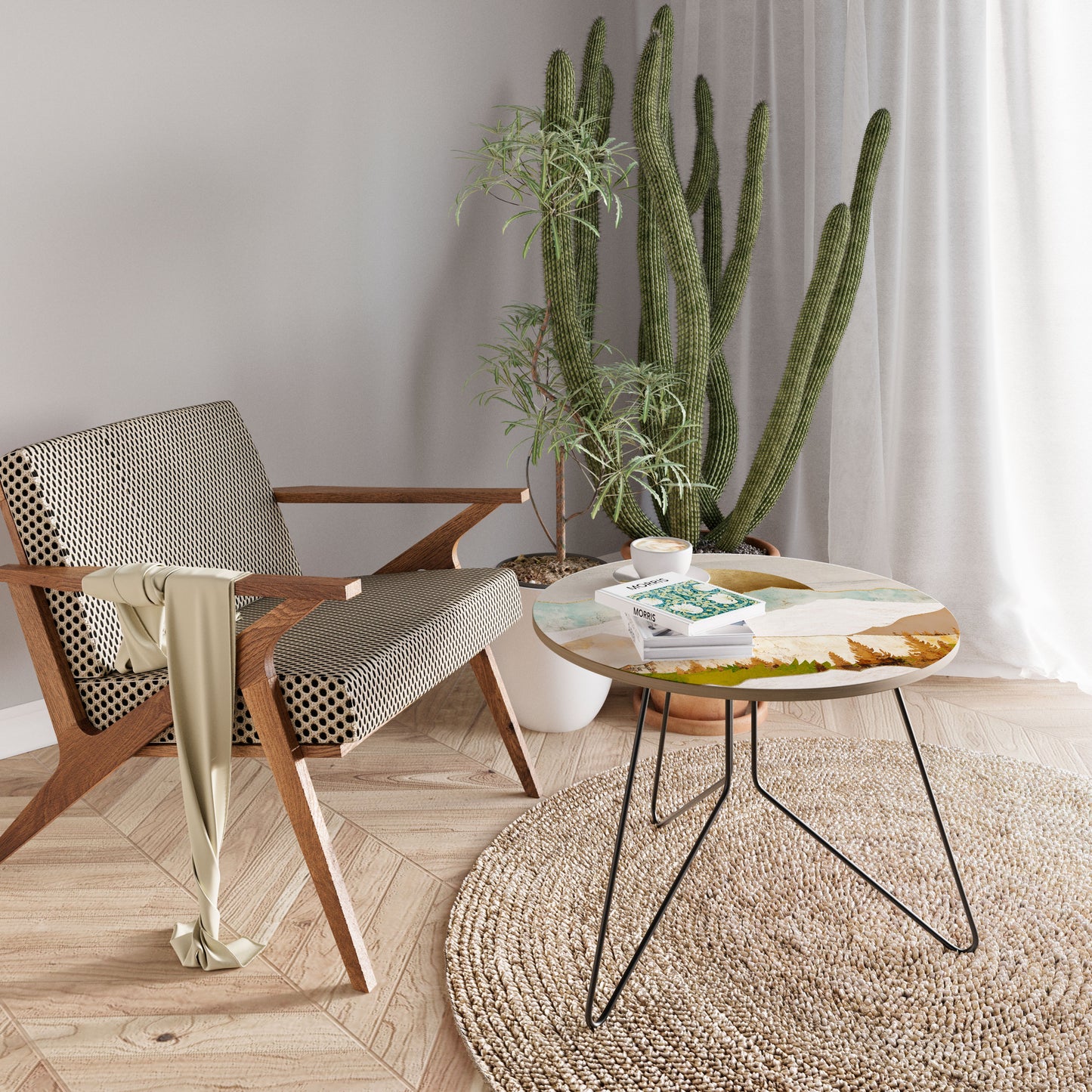 GOLDEN WINTER Large Coffee Table