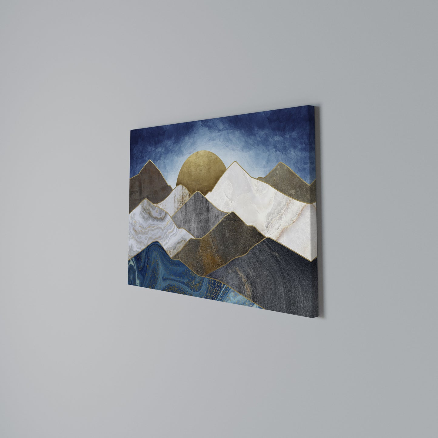 SHEEN OF PEAKS Horizontal Canvas Print