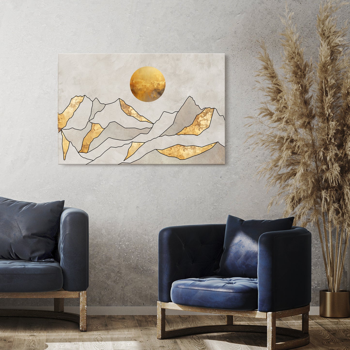 SUNNY BLAZE Horizontal Canvas Print