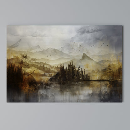 AUTUMN AURA Horizontal Canvas Print
