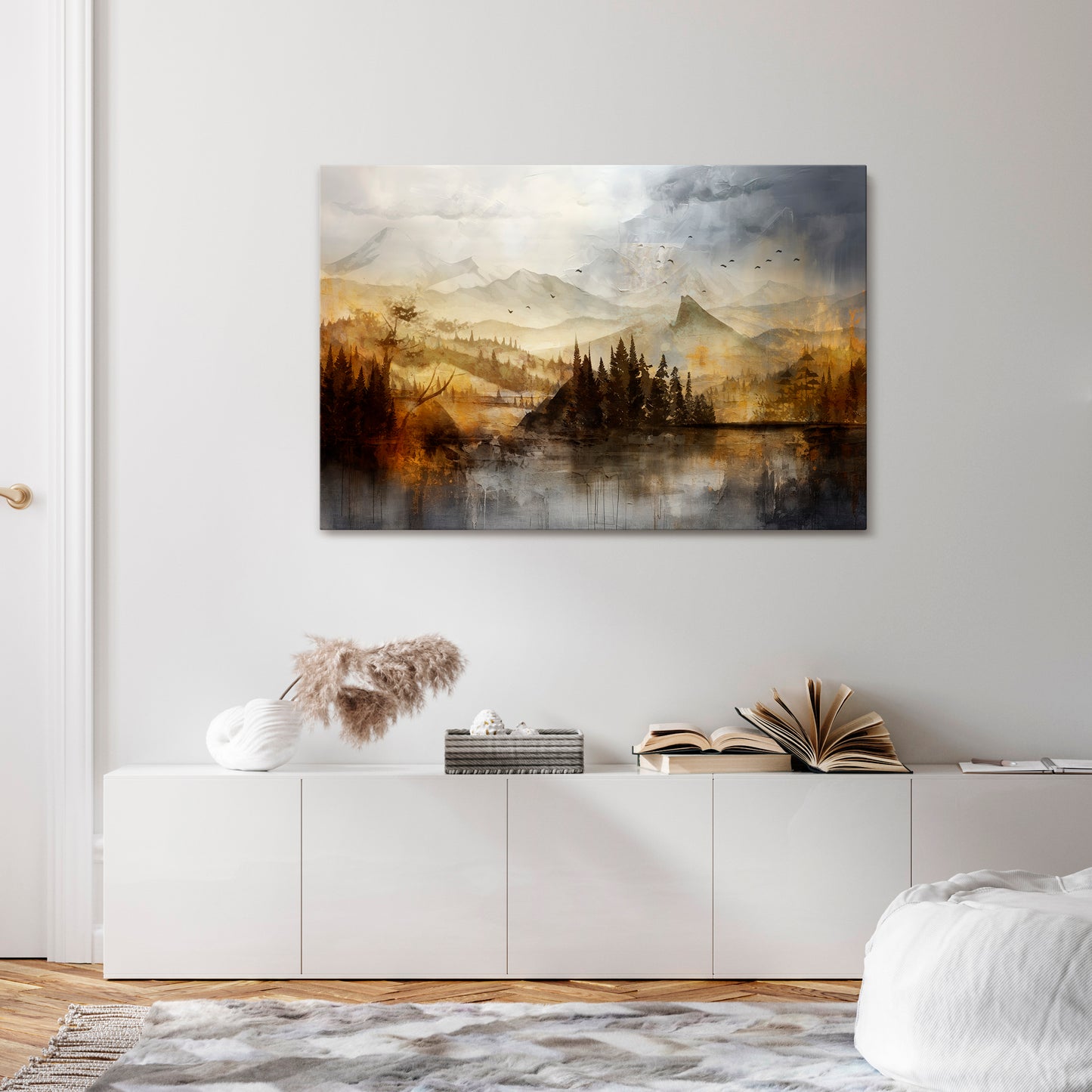 AUTUMN AURA Horizontal Canvas Print