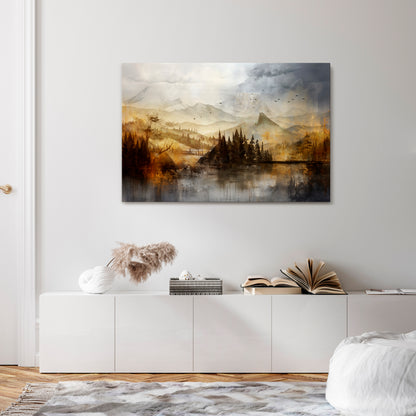 AUTUMN AURA Horizontal Canvas Print