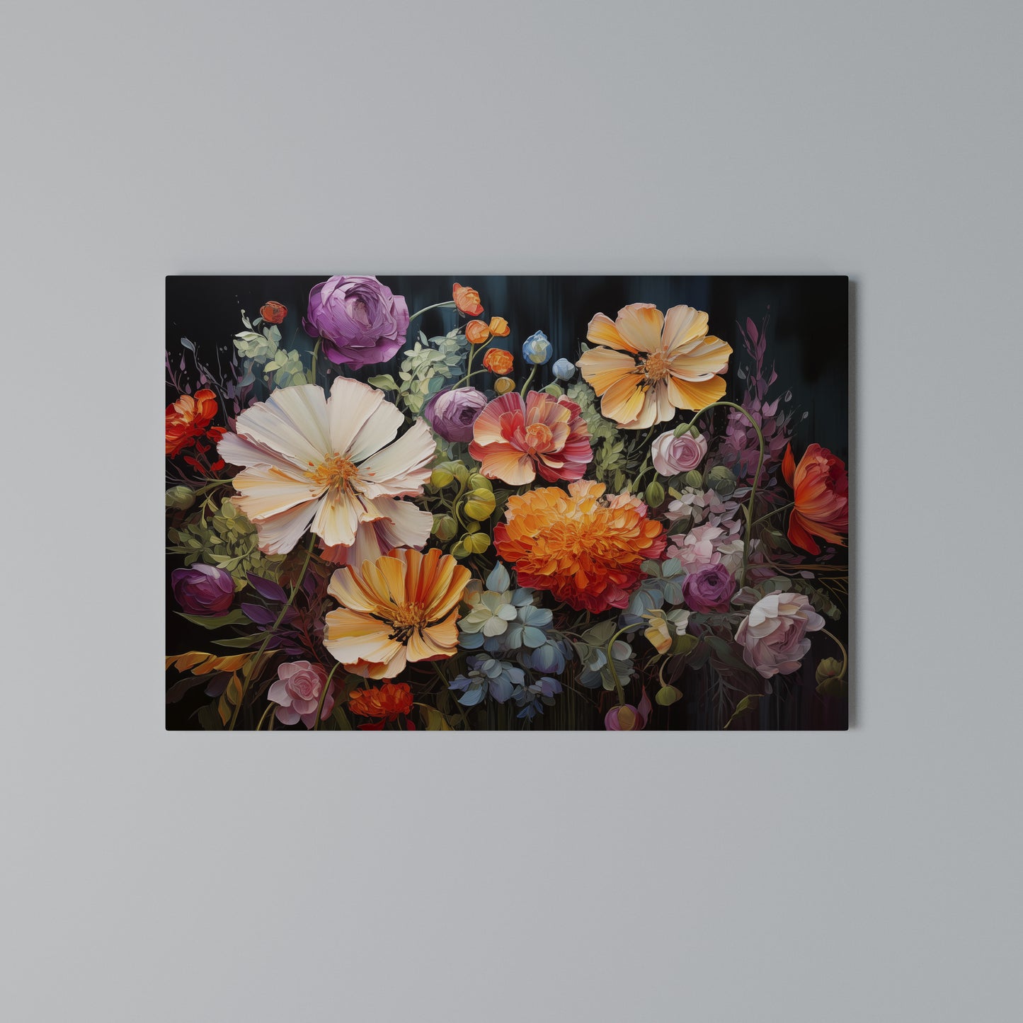 BLOOMING WILDERNESS Horizontal Canvas Print