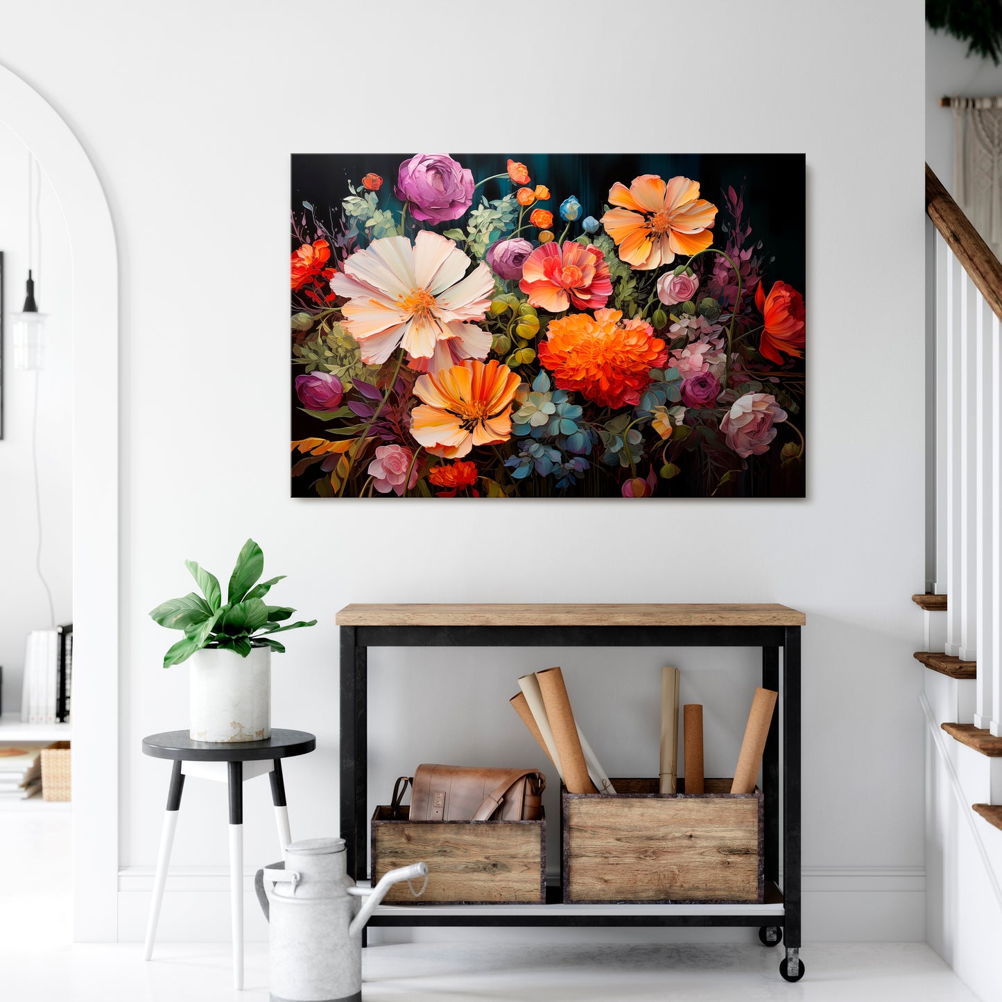BLOOMING WILDERNESS Horizontal Canvas Print