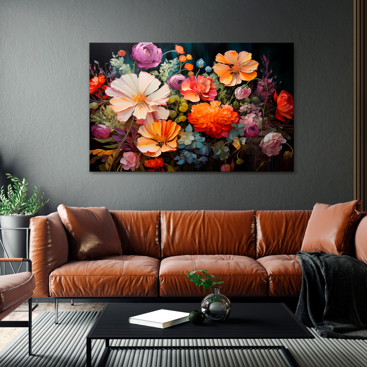 BLOOMING WILDERNESS Horizontal Canvas Print