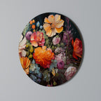BLOOMING WILDERNESS Round Wall Art