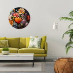 BLOOMING WILDERNESS Round Wall Art