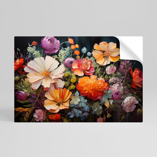 BLOOMING WILDERNESS Självhäftande Horisontell Poster