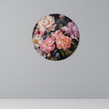 PEONIES BLOSSOM Round Wall Art