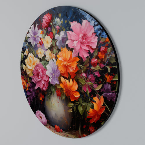EUPHORIC BOUQUET Rund väggdekor