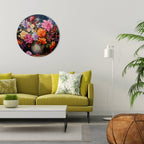 EUPHORIC BOUQUET Round Wall Art