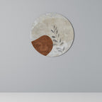 SINGLE SPRIG Round Wall Art