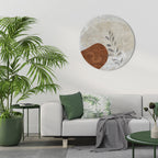 SINGLE SPRIG Round Wall Art