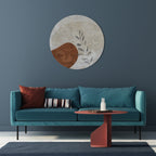 SINGLE SPRIG Round Wall Art