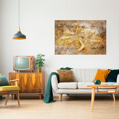 TREE OF WHISPERS Peel and Stick Horizontal Poster