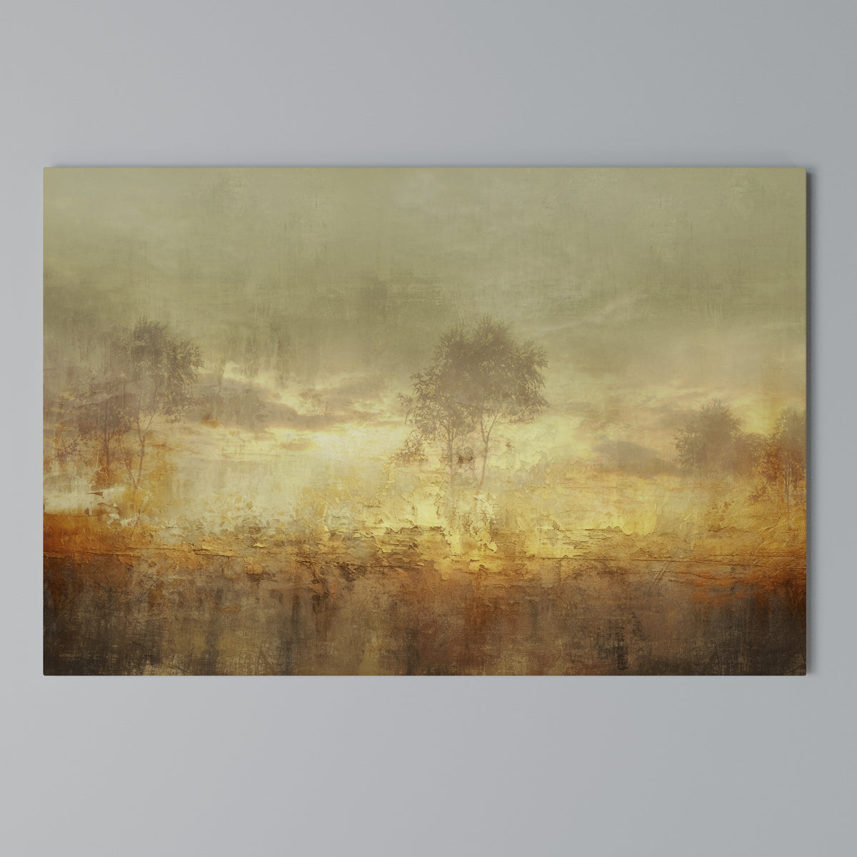 AMBER DREAMSCAPE Horizontal Canvas Print
