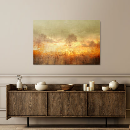 AMBER DREAMSCAPE Horizontal Canvas Print
