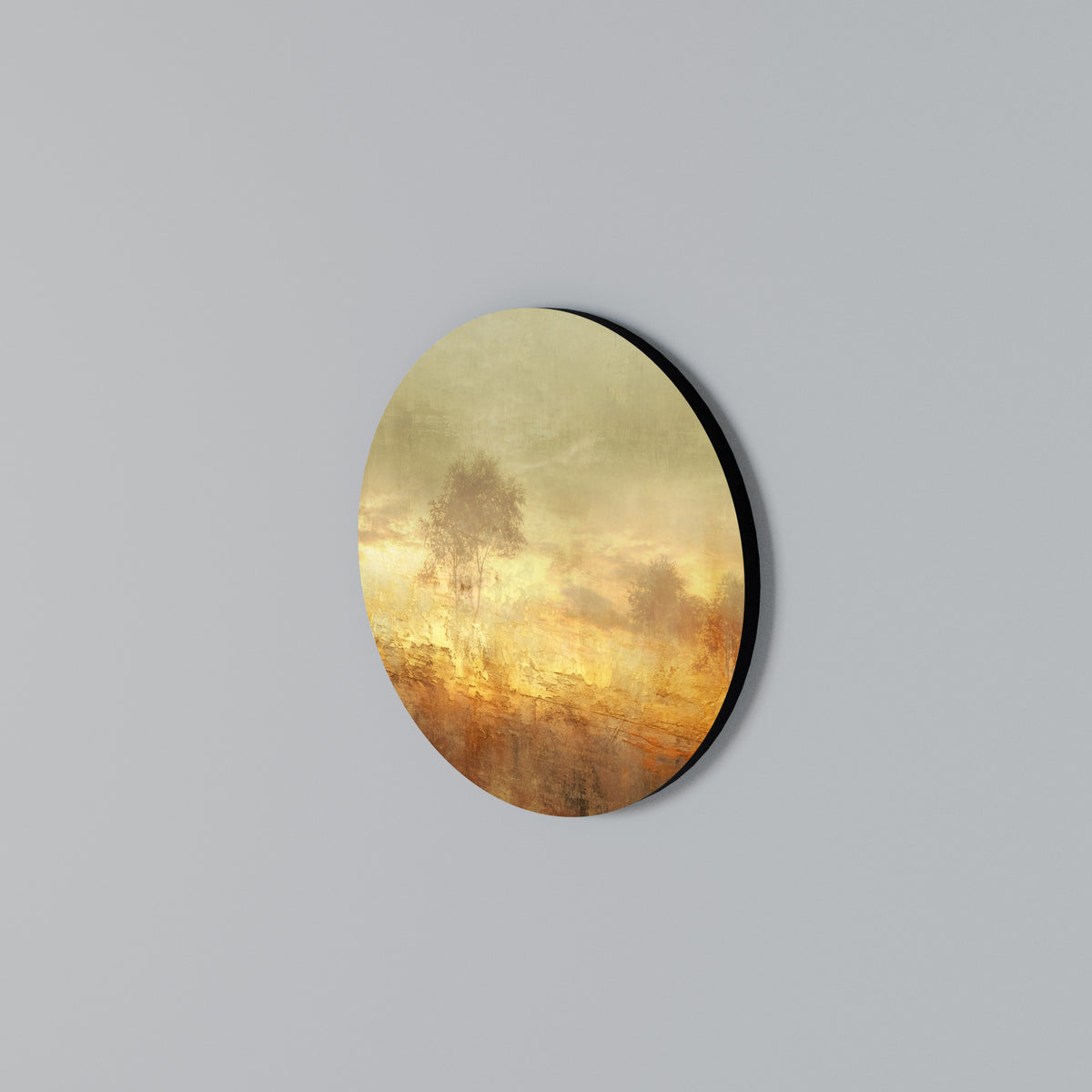 AMBER DREAMSCAPE Rund väggdekor
