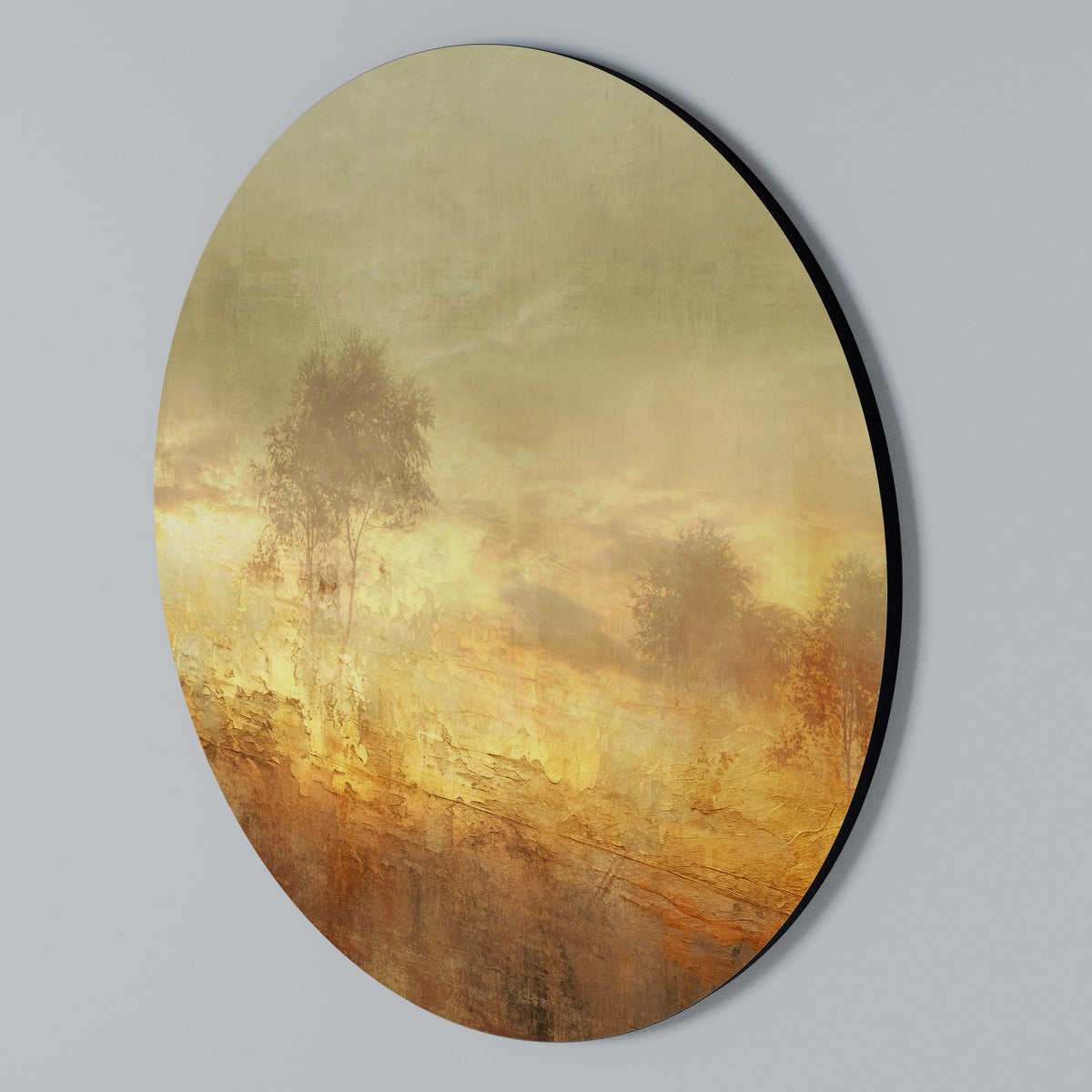 AMBER DREAMSCAPE Rund väggdekor