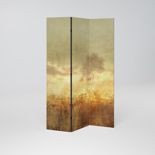 AMBER DREAMSCAPE Dekorativ rumsavdelare med 3 paneler