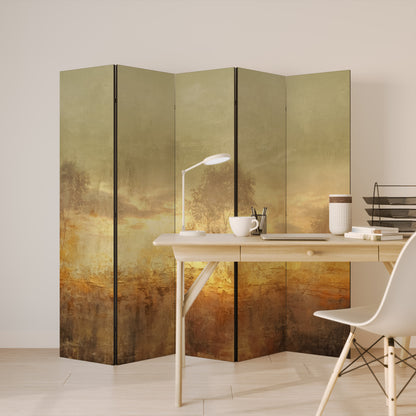 AMBER DREAMSCAPE Dekorativ rumsavdelare – 5 paneler
