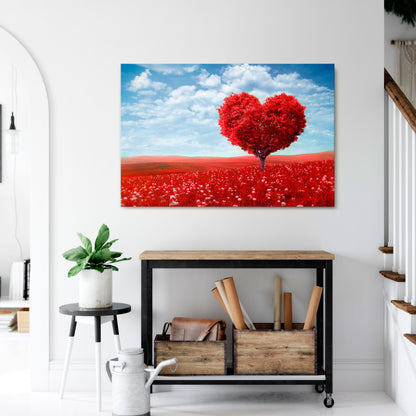 LOVE’S EMBRACE Horizontal Canvas Print