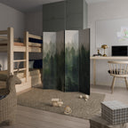 MISTY FOREST Rumsavdelare 4 paneler