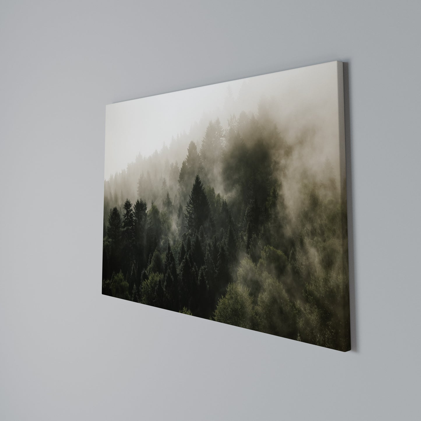 MISTY HIGHLANDS Horizontal Canvas Print