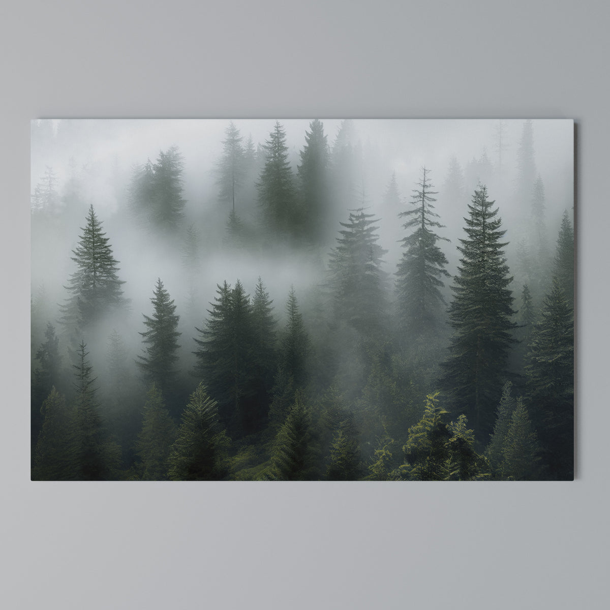 FOGGY CREST Horizontal Canvas Print