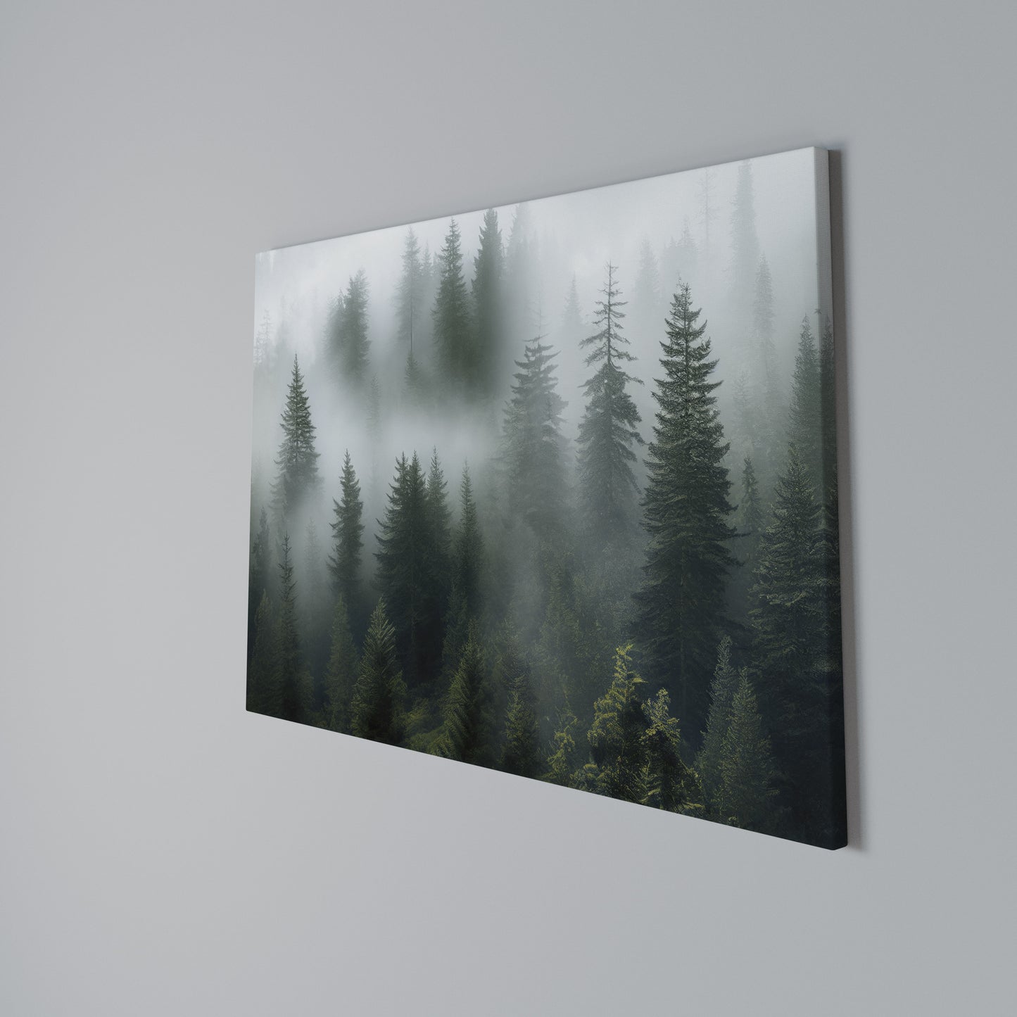 FOGGY CREST Horizontal Canvas Print