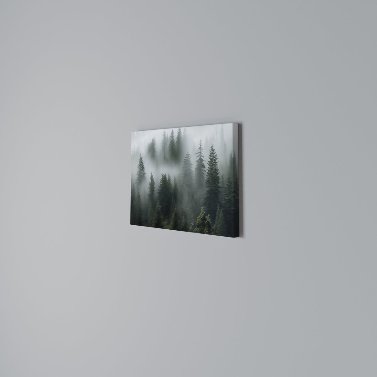 FOGGY CREST Horizontal Canvas Print