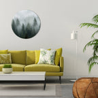 FOGGY CREST Round Wall Art