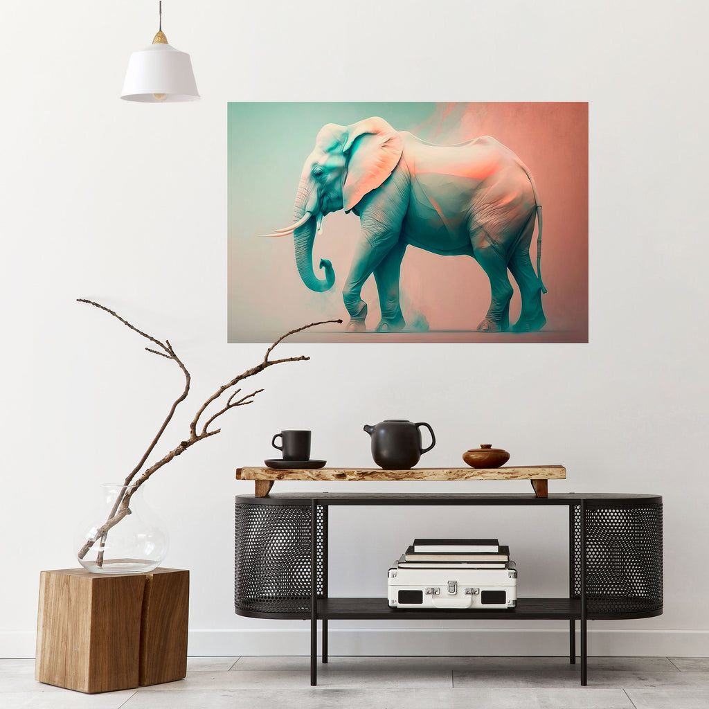 HOLO GIANT horisontell poster med självhäftande mönster