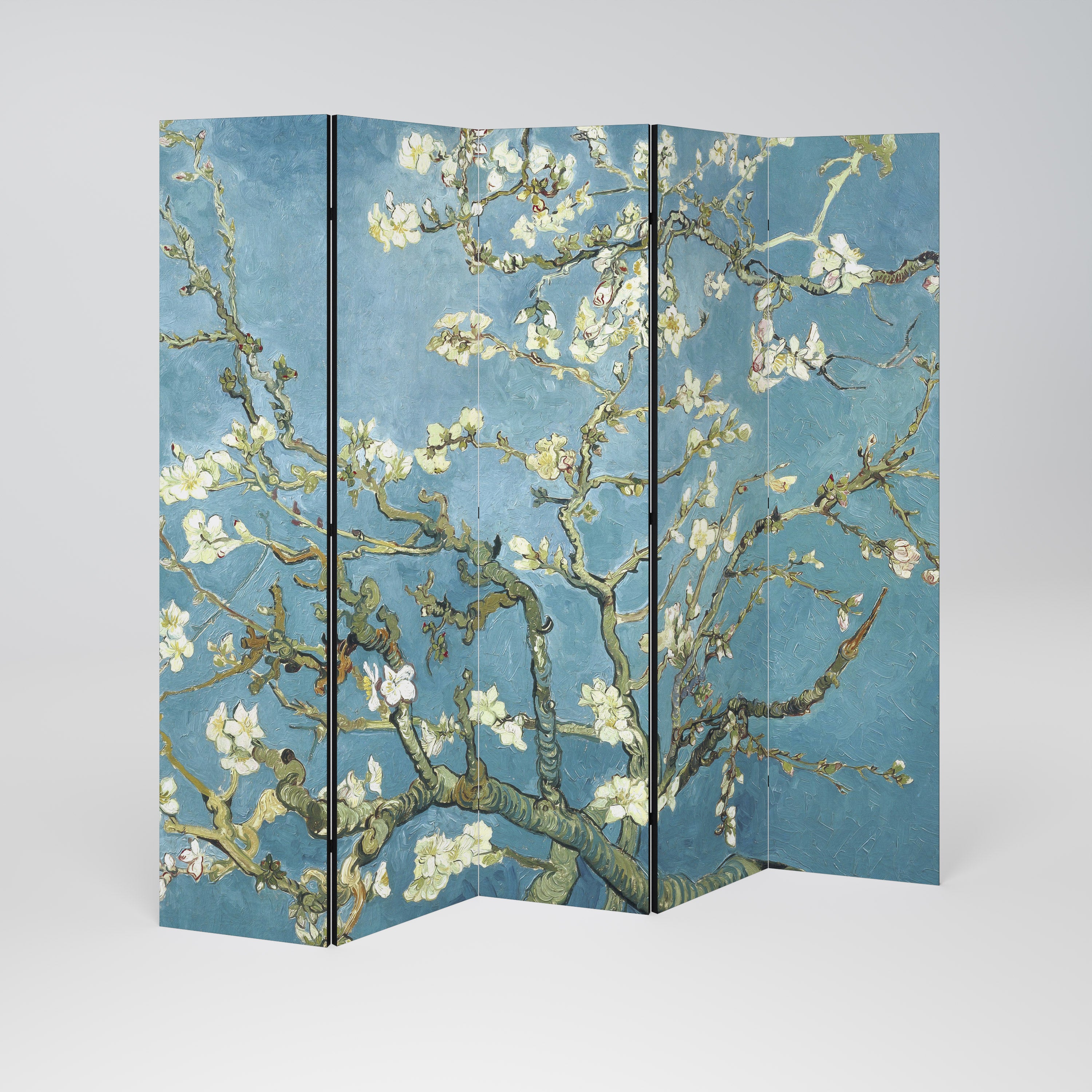 ALMOND BLOSSOM Dekorativ rumsavdelare – 5 paneler