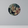 CRASHED LILY Round Wall Art
