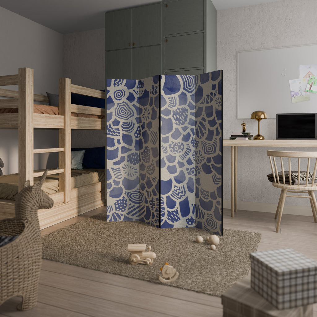 SAPHIRE TESSERA Dekorativ 4-panels rumsavdelare