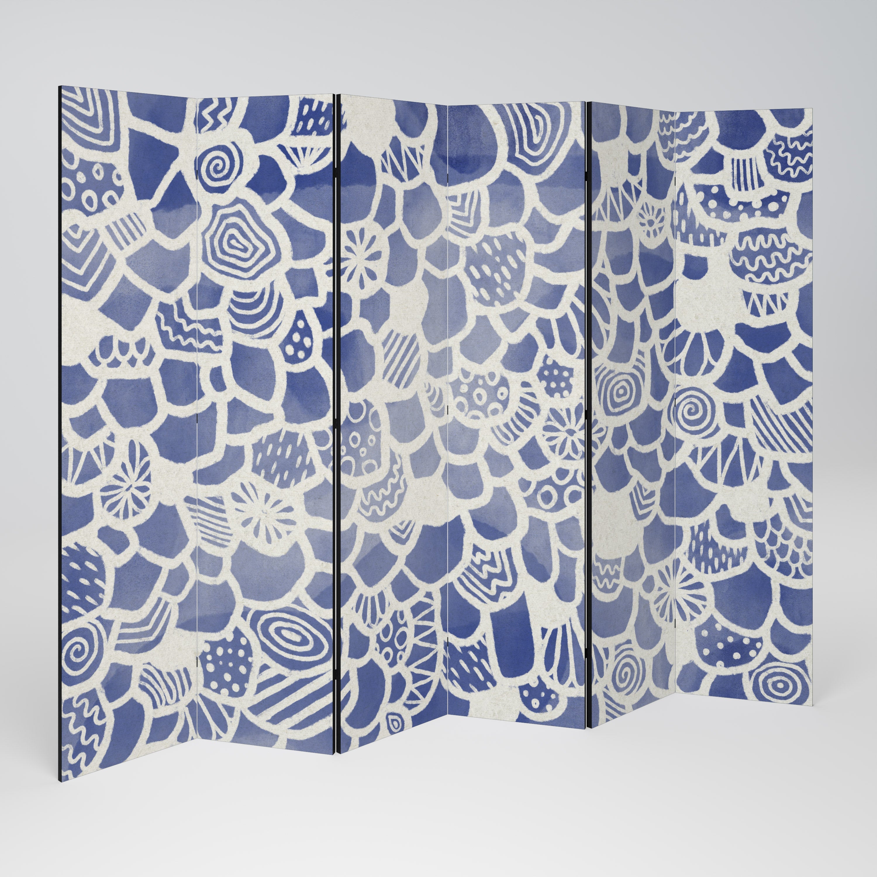 SAPHIRE TESSERA Dekorativ 6-panels rumsavdelare