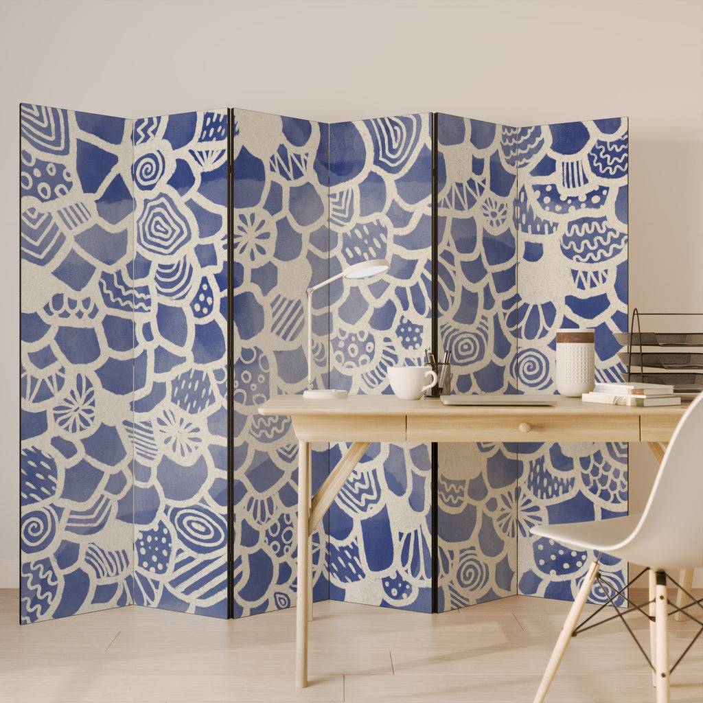 SAPHIRE TESSERA Dekorativ 6-panels rumsavdelare