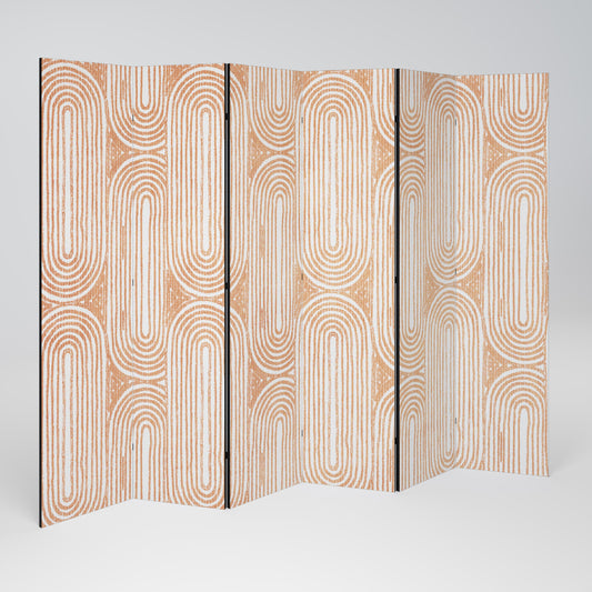 GEOMETRIC GLEAM Decorative 6-Panel Room Divider