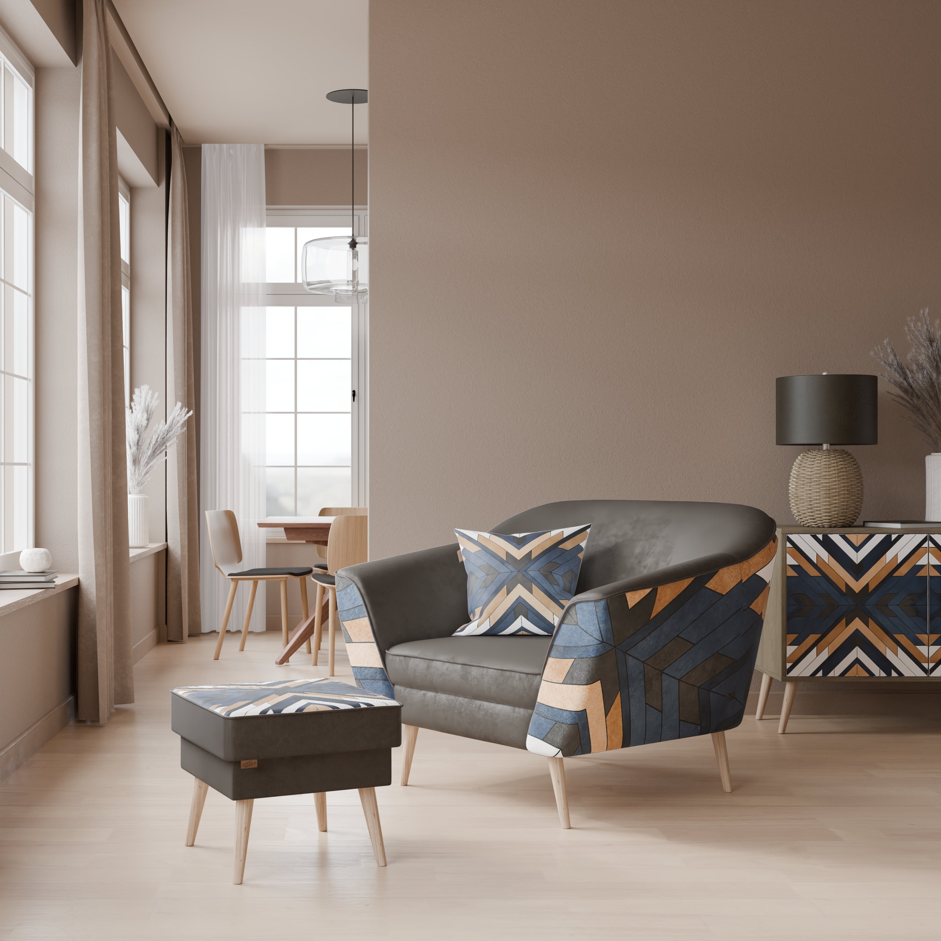 ARTFUL GEOMETRI AURORA Fåtölj