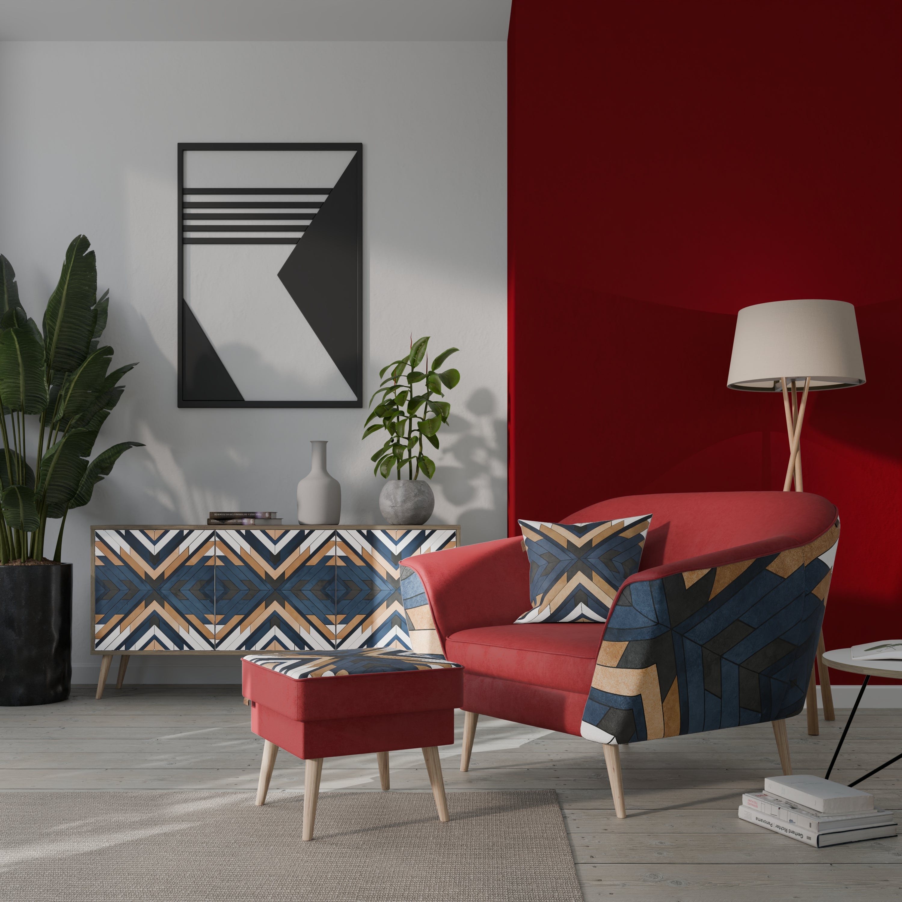 ARTFUL GEOMETRI AURORA Fåtölj