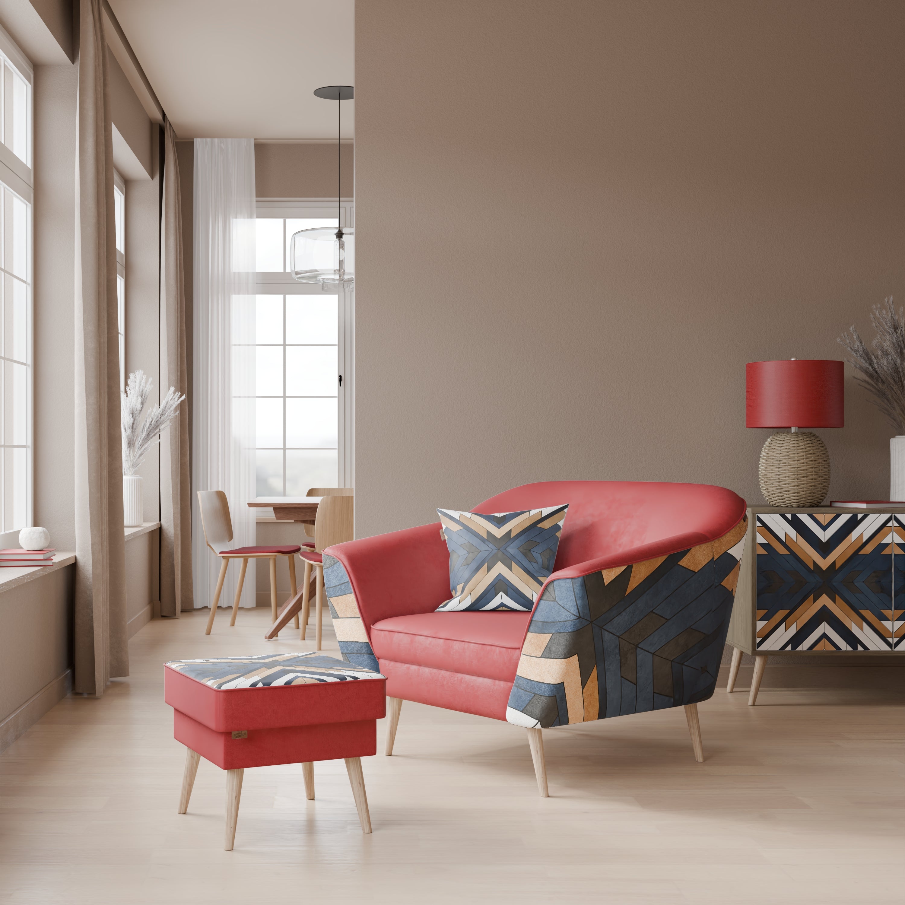 ARTFUL GEOMETRI AURORA Fåtölj