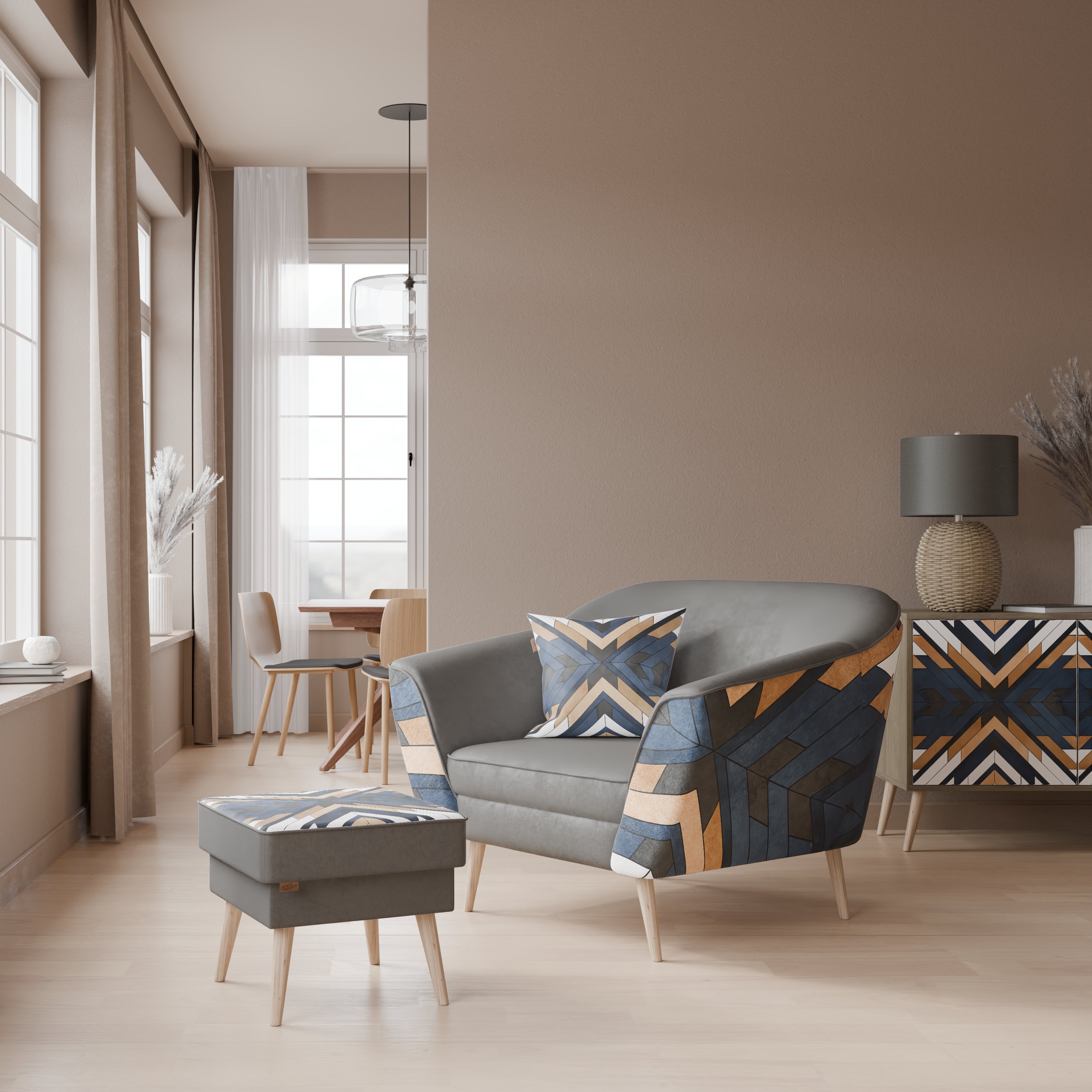 ARTFUL GEOMETRI AURORA Fåtölj