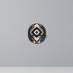 ARTFUL GEOMETRY Oval konsthylla i svart finish