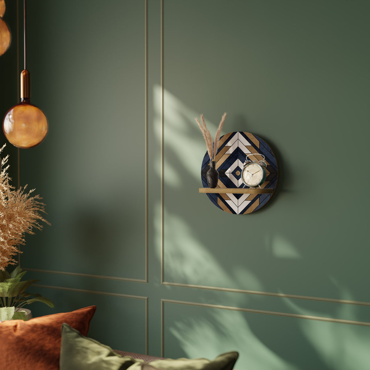 ARTFUL GEOMETRY Art Shelf